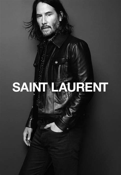 keanu reeves ysl campaign|keanu reeves st laurent.